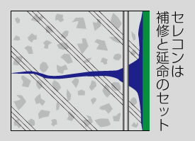 セレコンは補修と延命のセット